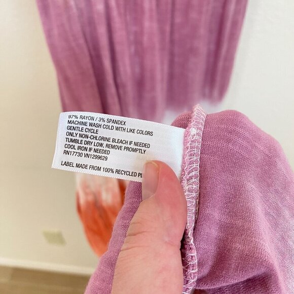 Knox Rose Sleeveless Orange Lilac Tie Dye Midi Dress XS - Picture 7 of 7